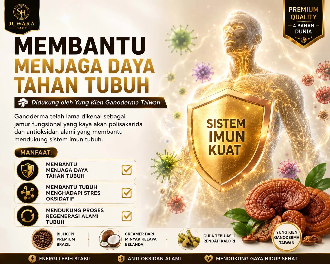 MEMBANTU MENJAGA DAYA TAHAN TUBUH