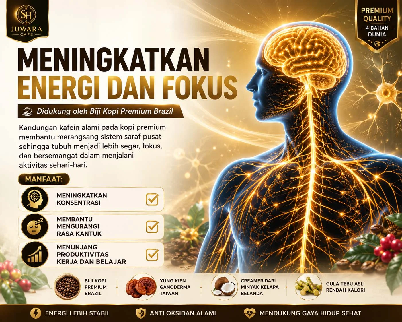 MENINGKATKAN ENERGI DAN FOKUS