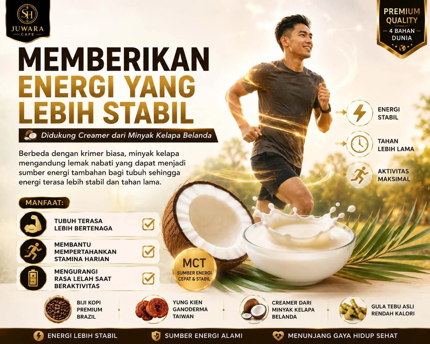 MEMBERIKAN ENERGI YANG LEBIH STABIL